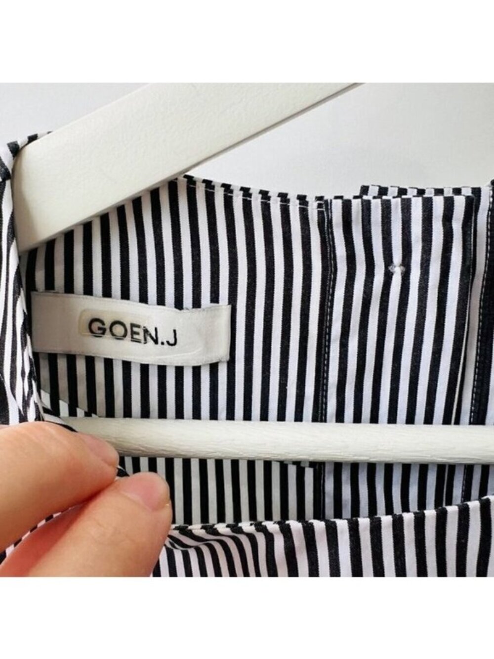Goen.J Striped Ruffles dress, Size M 07 - Picture 6 of 12